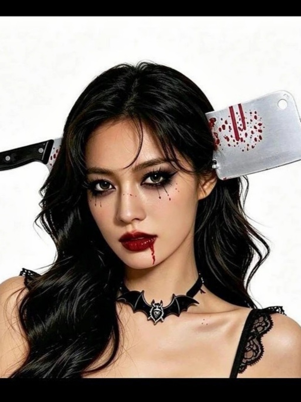 Halloween Bloody Cleaver Headband